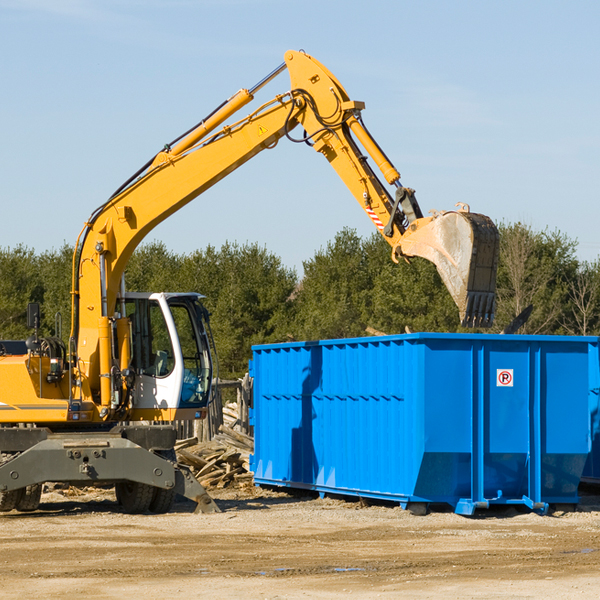 can i choose the location where the residential dumpster will be placed in Kellerton IA